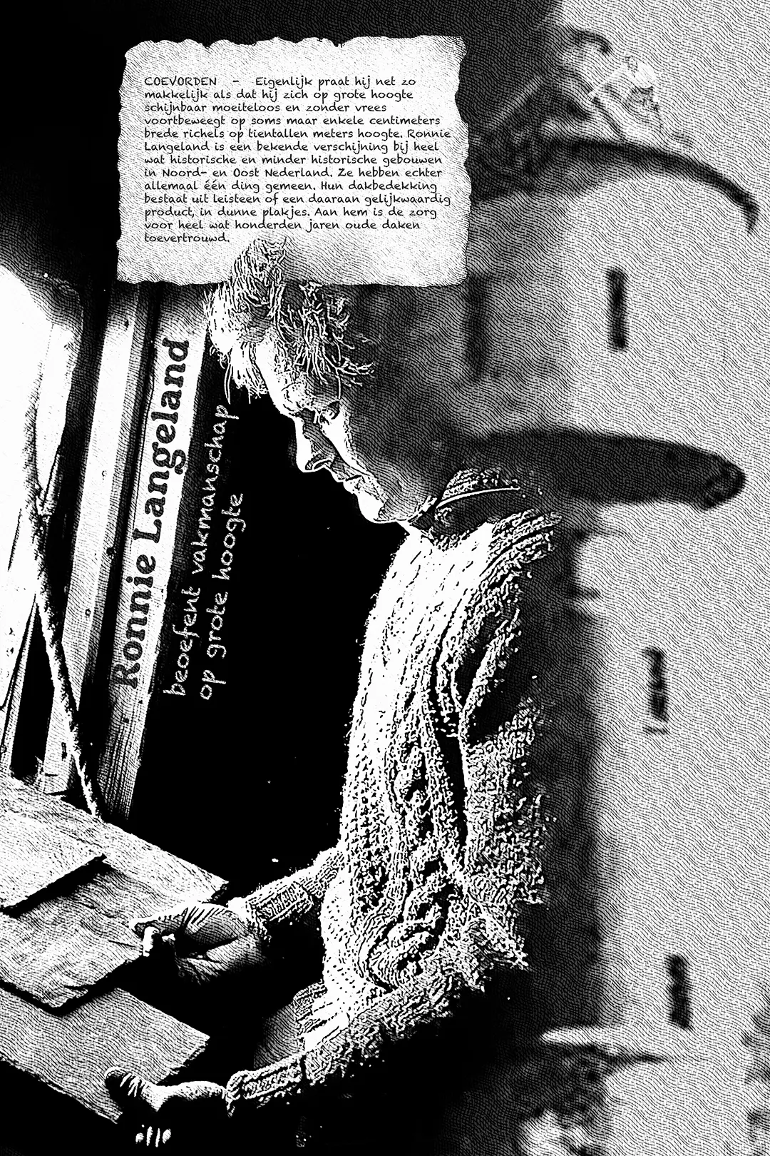 Ronnie Langeland, metalen Schilderij