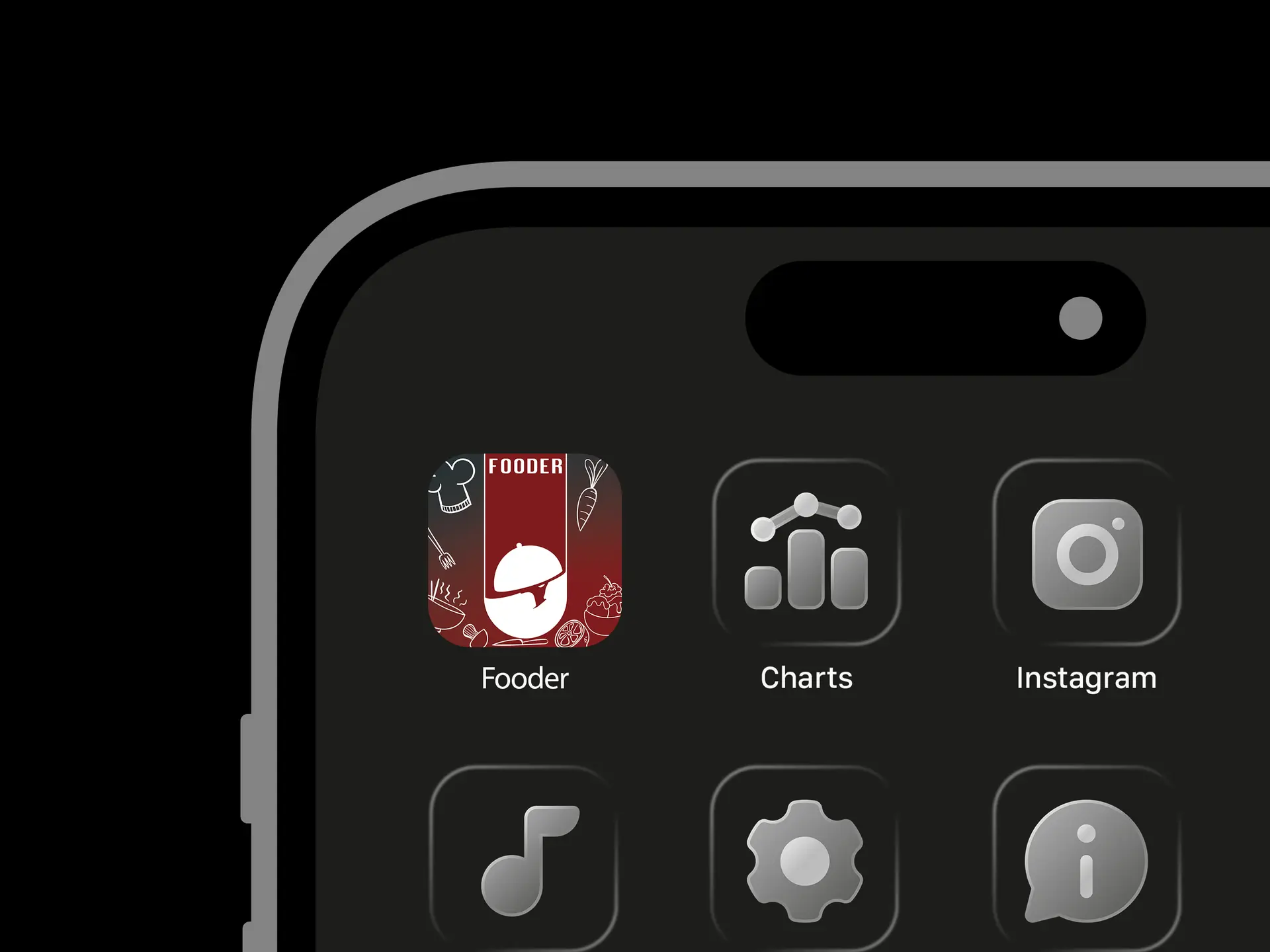 Fooder app icon design