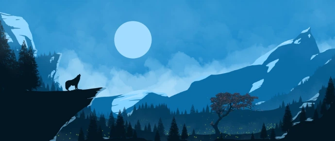 Fireflies forest