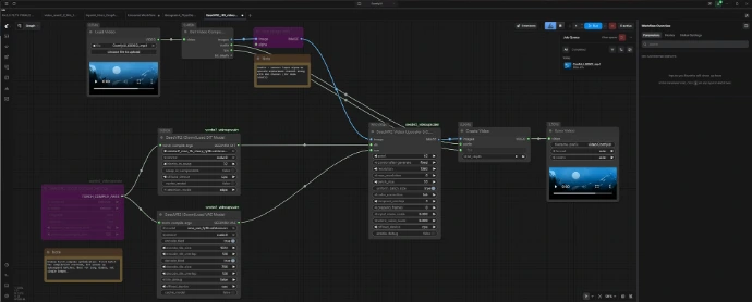 ComfyUI video-upscaling workflow